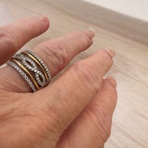 NEW CZ ladies ring sz 7